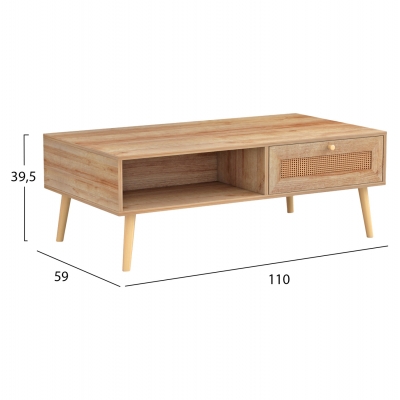 ΤΡΑΠΕΖΙ ΣΑΛΟΝΙΟΥ ΜΕΛΑΜΙΝΗΣ COLM RATTAN HM9224.11 ΣΕ ΦΥΣΙΚΟ ΧΡΩΜΑ 110x59x39,5Yεκ. ΤΡΑΠΕΖΙ ΣΑΛΟΝΙΟΥ ΜΕΛΑΜΙΝΗΣ COLM RATTAN HM9224.11 ΣΕ ΦΥΣΙΚΟ ΧΡΩΜΑ 110x59x39,5Yεκ.