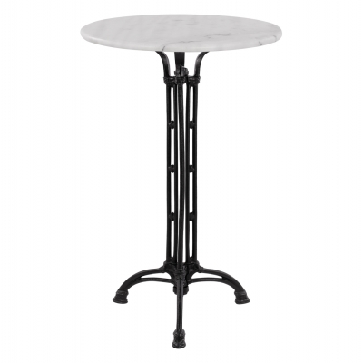 ΤΡΑΠΕΖΙ ΣΤΑΝΤ AR BRIELLE ΜΕ 3ΝΥΧΗ ΒΑΣΗ ΑΠΟ ΜΑΝΤΕΜΙ HM5890 ΜΕ ΜΑΡΜΑΡΟ Φ60x110Υ εκ.