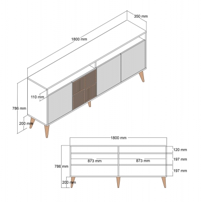 ΜΠΟΥΦΕΣ ΜΕΛΑΜΙΝΗΣ ΚΑΡΥΔΙ ΜΕ ΟΨΗ ΜΑΥΡΟΥ ΜΑΡΜΑΡΟΥ HM9431.05 180x35x78.6Υ εκ. ΜΠΟΥΦΕΣ ΜΕΛΑΜΙΝΗΣ ΚΑΡΥΔΙ ΜΕ ΟΨΗ ΜΑΥΡΟΥ ΜΑΡΜΑΡΟΥ HM9431.05 180x35x78.6Υ εκ.