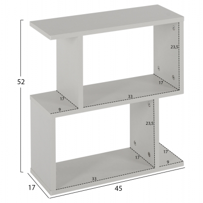 ΒΟΗΘΗΤΙΚΟ ΤΡΑΠΕΖΙ ΜΕ ΡΑΦΙΑ AMABELLA ΜΕΛΑΜΙΝΗ ΛΕΥΚΗ HM8956.13 45x17x52Yεκ. ΒΟΗΘΗΤΙΚΟ ΤΡΑΠΕΖΙ ΜΕ ΡΑΦΙΑ AMABELLA ΜΕΛΑΜΙΝΗ ΛΕΥΚΗ HM8956.13 45x17x52Yεκ.