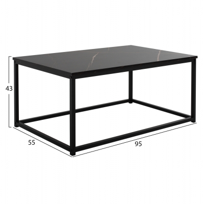 ΤΡΑΠΕΖΙ ΣΑΛΟΝΙΟΥ SAFFRON HM8975.13 ΜΕΛΑΜΙΝΗ ΜΑΥΡΟ ΜΑΡΜΑΡΟ 95Χ55Χ43Yεκ. ΤΡΑΠΕΖΙ ΣΑΛΟΝΙΟΥ SAFFRON HM8975.13 ΜΕΛΑΜΙΝΗ ΜΑΥΡΟ ΜΑΡΜΑΡΟ 95Χ55Χ43Yεκ.