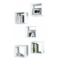 ΣΕΤ ΡΑΦΙΑ ΤΟΙΧΟΥ 5ΤΜΧ ΜΕΛΑΜΙΝΗΣ HM9519.03 ΛΕΥΚΟ 30x30x24Y εκ. ΣΕΤ ΡΑΦΙΑ ΤΟΙΧΟΥ 5ΤΜΧ ΜΕΛΑΜΙΝΗΣ HM9519.03 ΛΕΥΚΟ 30x30x24Y εκ.