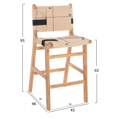 ΣΚΑΜΠΟ ΜΕΣΑΙΟΥ ΥΨΟΥΣ HM9325.01 RUBBERWOOD & ΣΧΟΙΝΙ-ΦΥΣΙΚΟ RUSTIC 45x46x95Υεκ. ΣΚΑΜΠΟ ΜΕΣΑΙΟΥ ΥΨΟΥΣ HM9325.01 RUBBERWOOD & ΣΧΟΙΝΙ-ΦΥΣΙΚΟ RUSTIC 45x46x95Υεκ.