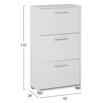 ΠΑΠΟΥΤΣΟΘΗΚΗ DAVINA ΜΕΛΑΜΙΝΗΣ 3ΘΕΣΕΩΝ HM2221.05 ΛΕΥΚΗ 62Χ24Χ110Υ εκ. ΠΑΠΟΥΤΣΟΘΗΚΗ DAVINA ΜΕΛΑΜΙΝΗΣ 3ΘΕΣΕΩΝ HM2221.05 ΛΕΥΚΗ 62Χ24Χ110Υ εκ.