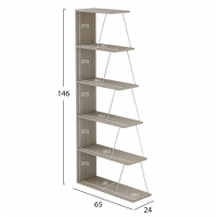 ΒΙΒΛΙΟΘΗΚΗ ΜΕΛΑΜΙΝΗΣ MINI TARS SONOMA ΛΕΥΚΟ HM2241.11 65x22-24x146Υεκ. ΒΙΒΛΙΟΘΗΚΗ ΜΕΛΑΜΙΝΗΣ MINI TARS SONOMA ΛΕΥΚΟ HM2241.11 65x22-24x146Υεκ.