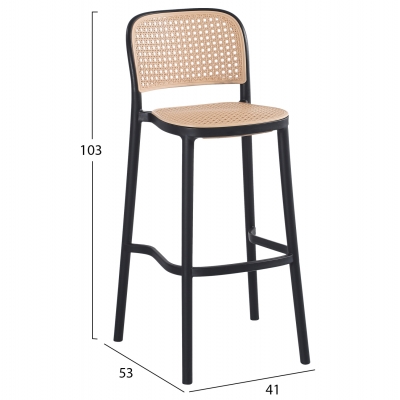 ΣΚΑΜΠΟ ΠΟΛΥΠΡΟΠΥΛΕΝΙΟΥ ΜΑΥΡΟ ΜΠΕΖ HM5939.02 41x53x103Υ εκ. ΣΚΑΜΠΟ ΠΟΛΥΠΡΟΠΥΛΕΝΙΟΥ ΜΑΥΡΟ ΜΠΕΖ HM5939.02 41x53x103Υ εκ.