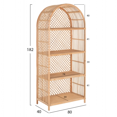 ΒΙΒΛΙΟΘΗΚΗ SIMOK HM9552 ΑΠΟ ΦΥΣΙΚΟ RATTAN ΣΕ ΦΥΣΙΚΟ ΧΡΩΜΑ 80x40x182Υεκ. ΒΙΒΛΙΟΘΗΚΗ SIMOK HM9552 ΑΠΟ ΦΥΣΙΚΟ RATTAN ΣΕ ΦΥΣΙΚΟ ΧΡΩΜΑ 80x40x182Υεκ.