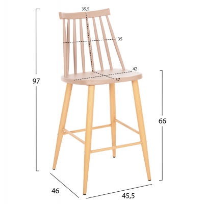 ΣΚΑΜΠΟ ΜΠΑΡ ΜΕΣ.ΥΨΟΥΣ VANESSA HM9300.25 ΚΑΠΟΥΤΣΙΝΟ PP & ΠΟΔΙΑ ΟΨΗ ΞΥΛΟΥ 45,5x46x97Υεκ ΣΚΑΜΠΟ ΜΠΑΡ ΜΕΣ.ΥΨΟΥΣ VANESSA HM9300.25 ΚΑΠΟΥΤΣΙΝΟ PP & ΠΟΔΙΑ ΟΨΗ ΞΥΛΟΥ 45,5x46x97Υεκ