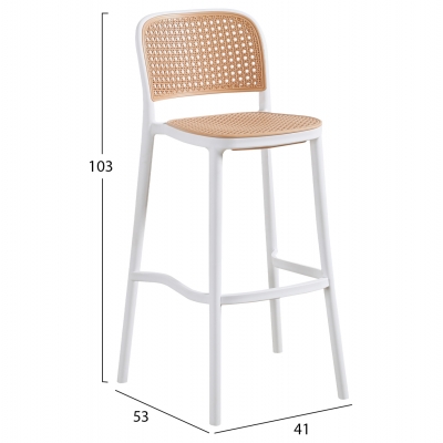ΣΚΑΜΠΟ ΠΟΛΥΠΡΟΠΥΛΕΝΙΟΥ ΛΕΥΚΟ ΜΠΕΖ HM5939.01 41x53x103Υ εκ. ΣΚΑΜΠΟ ΠΟΛΥΠΡΟΠΥΛΕΝΙΟΥ ΛΕΥΚΟ ΜΠΕΖ HM5939.01 41x53x103Υ εκ.