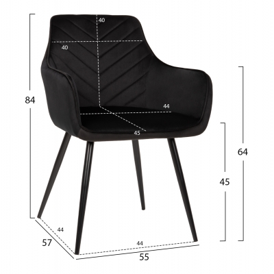 ΠΟΛΥΘΡΟΝΑ LATRELL HM8582.04 ΜΑΥΡΟ ΒΕΛΟΥΔΟ & ΜΑΥΡΑ ΜΕΤΑΛΛΙΚΑ ΠΟΔΙΑ 54x57x84Yεκ. ΠΟΛΥΘΡΟΝΑ LATRELL HM8582.04 ΜΑΥΡΟ ΒΕΛΟΥΔΟ & ΜΑΥΡΑ ΜΕΤΑΛΛΙΚΑ ΠΟΔΙΑ 54x57x84Yεκ.