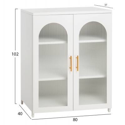 ΜΕΤΑΛΛΙΚΟ ΝΤΟΥΛΑΠΙ ΒΙΤΡΙΝΑ CARIL HM9571.02 ΛΕΥΚΟ 80x37-40x102Yεκ. ΜΕΤΑΛΛΙΚΟ ΝΤΟΥΛΑΠΙ ΒΙΤΡΙΝΑ CARIL HM9571.02 ΛΕΥΚΟ 80x37-40x102Yεκ.