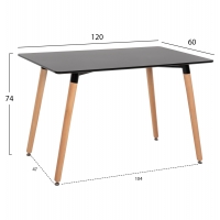 ΤΡΑΠΕΖΙ MINIMAL HM8581.02 ΜΑΥΡΟ MDF-ΠΟΔΙΑ ΟΞΙΑ ΣΕ ΦΥΣΙΚΟ ΧΡΩΜΑ- 120Χ60X74Υεκ. ΤΡΑΠΕΖΙ MINIMAL HM8581.02 ΜΑΥΡΟ MDF-ΠΟΔΙΑ ΟΞΙΑ ΣΕ ΦΥΣΙΚΟ ΧΡΩΜΑ- 120Χ60X74Υεκ.