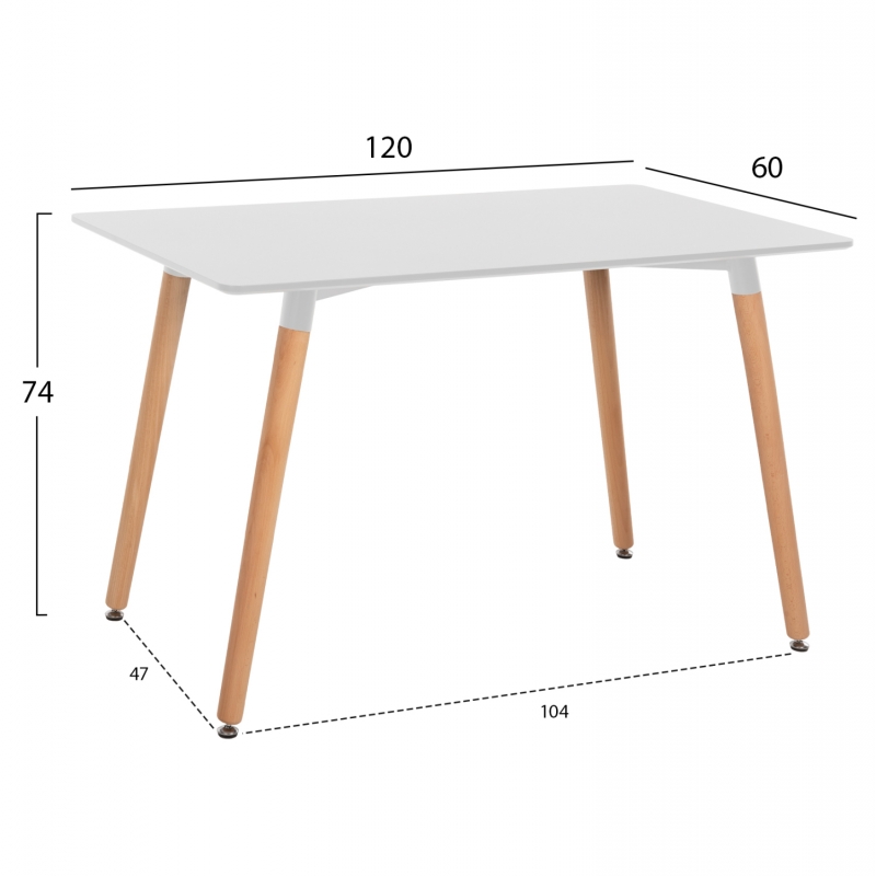 ΤΡΑΠΕΖΙ MINIMAL HM8581.01 ΛΕΥΚΟ MDF-ΠΟΔΙΑ ΟΞΙΑ ΣΕ ΦΥΣΙΚΟ ΧΡΩΜΑ- 120Χ60X74Υεκ. ΤΡΑΠΕΖΙ MINIMAL HM8581.01 ΛΕΥΚΟ MDF-ΠΟΔΙΑ ΟΞΙΑ ΣΕ ΦΥΣΙΚΟ ΧΡΩΜΑ- 120Χ60X74Υεκ.