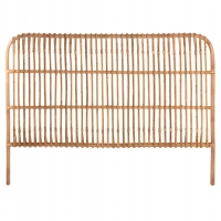 ΚΕΦΑΛΑΡΙ ΚΡΕΒΑΤΙΟΥ MERMA HM9549 ΣΕ ΦΥΣΙΚΟ ΧΡΩΜΑ RATTAN 165x5x121Yεκ.