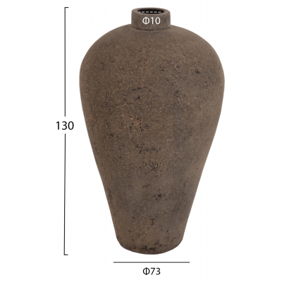 ΔΙΑΚΟΣΜΗΤΙΚΟ ΒΑΖΟ ΔΑΠΕΔΟΥ HM7912 ΤΕΡΑΚΟΤΑ ΣΕ ΓΚΡΙ ΑΠΟΧΡΩΣΗ Φ73x130Y εκ. ΔΙΑΚΟΣΜΗΤΙΚΟ ΒΑΖΟ ΔΑΠΕΔΟΥ HM7912 ΤΕΡΑΚΟΤΑ ΣΕ ΓΚΡΙ ΑΠΟΧΡΩΣΗ Φ73x130Y εκ.