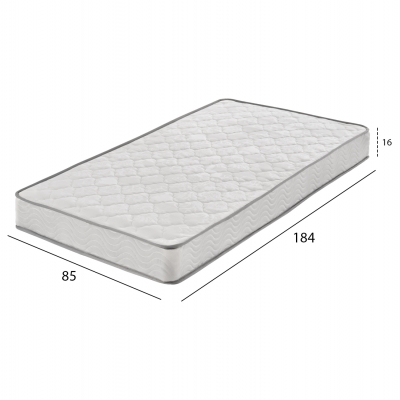 ΣΤΡΩΜΑ CONTINUOUS SPRING ΜΟΝΗΣ ΟΨΗΣ HM671.09 85x184x16 εκ. ΣΤΡΩΜΑ CONTINUOUS SPRING ΜΟΝΗΣ ΟΨΗΣ HM671.09 85x184x16 εκ.