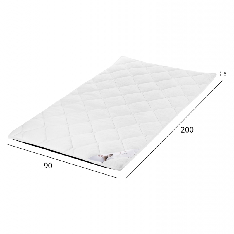 ΑΝΩΣΤΡΩΜΑ HM670.07 ΜΕ FOAM ΛΕΥΚΟ 90x200x5Y εκ. ΑΝΩΣΤΡΩΜΑ HM670.07 ΜΕ FOAM ΛΕΥΚΟ 90x200x5Y εκ.