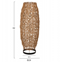 ΦΩΤΙΣΤΙΚΟ ΔΑΠΕΔΟΥ HM7877 RATTAN ΣΕ ΦΥΣΙΚΟ ΧΡΩΜΑ Φ24x62Yεκ. ΦΩΤΙΣΤΙΚΟ ΔΑΠΕΔΟΥ HM7877 RATTAN ΣΕ ΦΥΣΙΚΟ ΧΡΩΜΑ Φ24x62Yεκ.
