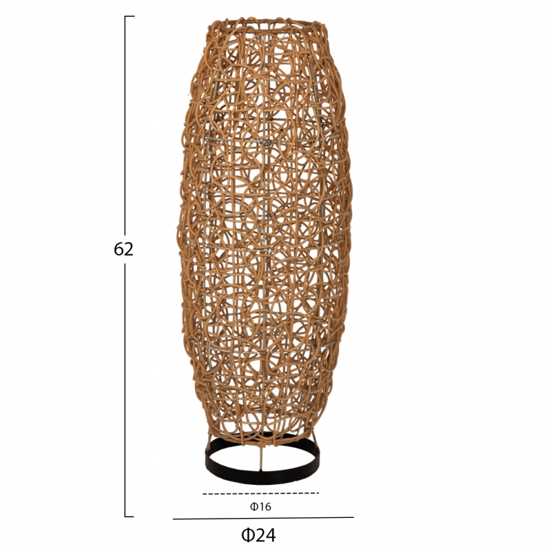 ΦΩΤΙΣΤΙΚΟ ΔΑΠΕΔΟΥ HM7877 RATTAN ΣΕ ΦΥΣΙΚΟ ΧΡΩΜΑ Φ24x62Yεκ. ΦΩΤΙΣΤΙΚΟ ΔΑΠΕΔΟΥ HM7877 RATTAN ΣΕ ΦΥΣΙΚΟ ΧΡΩΜΑ Φ24x62Yεκ.