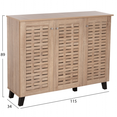 ΠΑΠΟΥΤΣΟΘΗΚΗ-ΝΤΟΥΛΑΠΙ PRODY HM9610.02 ΜΕΛΑΜΙΝΗ ΣΟΝΑΜΑ 3ΠΟΡΤΕΣ 115x34x89Υεκ. ΠΑΠΟΥΤΣΟΘΗΚΗ-ΝΤΟΥΛΑΠΙ PRODY HM9610.02 ΜΕΛΑΜΙΝΗ ΣΟΝΑΜΑ 3ΠΟΡΤΕΣ 115x34x89Υεκ.