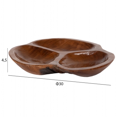 ΕΠΙΤΡΑΠΕΖΙΟ ΔΙΑΚΟΣΜΗΤΙΚΟ ΜΠΟΛ ΞΗΡΩΝ ΚΑΡΠΩΝ HM4272 ΞΥΛΟ ΤΕΑΚ Φ30x4,5Yεκ. ΕΠΙΤΡΑΠΕΖΙΟ ΔΙΑΚΟΣΜΗΤΙΚΟ ΜΠΟΛ ΞΗΡΩΝ ΚΑΡΠΩΝ HM4272 ΞΥΛΟ ΤΕΑΚ Φ30x4,5Yεκ.