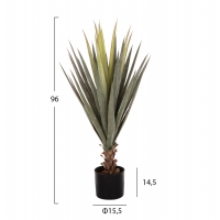 ΔΙΑΚΟΣΜΗΤΙΚΟ ΣΥΝΘΕΤΙΚΟ ΦΥΤΟ HM7986 SISAL AGAVE ΣΕ ΓΛΑΣΤΡΑ Φ15,5x14,5-96Υεκ.