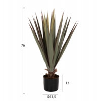 ΔΙΑΚΟΣΜΗΤΙΚΟ ΣΥΝΘΕΤΙΚΟ ΦΥΤΟ HM7985 SISAL AGAVE ΣΕ ΓΛΑΣΤΡΑ  Φ13,5x13-76Υεκ.