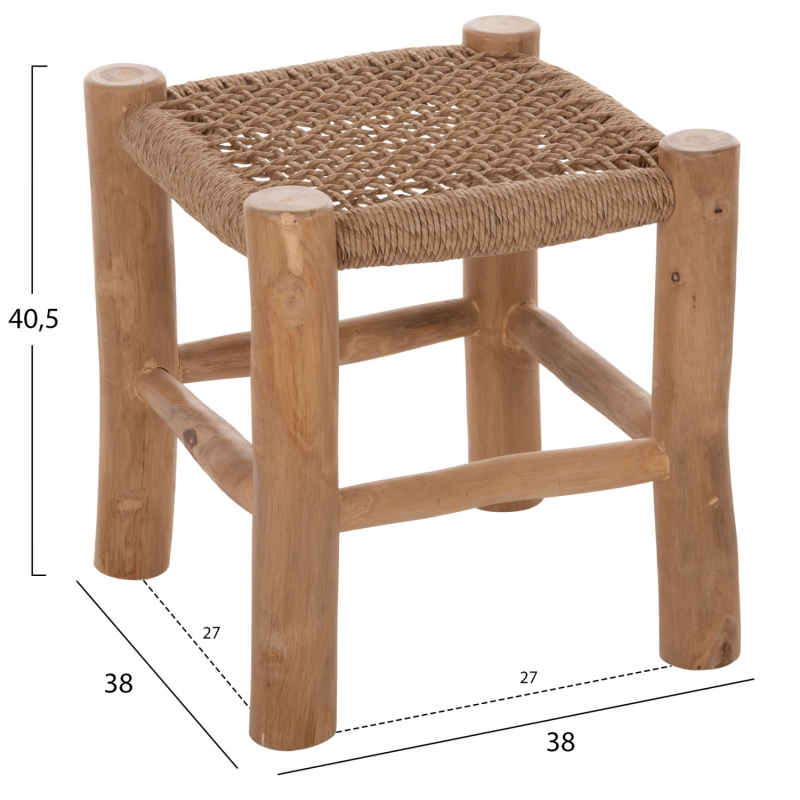 ΣΚΑΜΠΟ LONDER HM5987 ΞΥΛΟ ΤΕΑΚ ΚΑΙ ΣΥΝΘΕΤΙΚΟ RATTAN ΣΕ ΦΥΣΙΚΟ 38x38x40,5Υεκ. ΣΚΑΜΠΟ LONDER HM5987 ΞΥΛΟ ΤΕΑΚ ΚΑΙ ΣΥΝΘΕΤΙΚΟ RATTAN ΣΕ ΦΥΣΙΚΟ 38x38x40,5Υεκ.