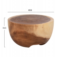 ΤΡΑΠΕΖΙ ΒΟΗΘΗΤΙΚΟ POMPU HM9794 ΜΑΣΙΦ ΞΥΛΟ SUAR Φ58x33,5Υεκ. ΤΡΑΠΕΖΙ ΒΟΗΘΗΤΙΚΟ POMPU HM9794 ΜΑΣΙΦ ΞΥΛΟ SUAR Φ58x33,5Υεκ.