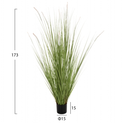 ΔΙΑΚΟΣΜΗΤΙΚΟ ΣΥΝΘΕΤΙΚΟ ΦΥΤΟ HM4017 BRISTLEGRASS ΣΕ ΓΛΑΣΤΡΑ 173Υεκ.