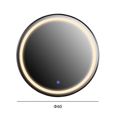 ΚΑΘΡΕΠΤΗΣ ΤΟΙΧΟΥ ΣΤΡΟΓΓΥΛΟΣ HM9579.01 ΑΛΟΥΜΙΝΙΟ ΣΕ ΜΑΥΡΟ-ΦΩΤΙΣΜΟΣ LED Φ60x3εκ. ΚΑΘΡΕΠΤΗΣ ΤΟΙΧΟΥ ΣΤΡΟΓΓΥΛΟΣ HM9579.01 ΑΛΟΥΜΙΝΙΟ ΣΕ ΜΑΥΡΟ-ΦΩΤΙΣΜΟΣ LED Φ60x3εκ.