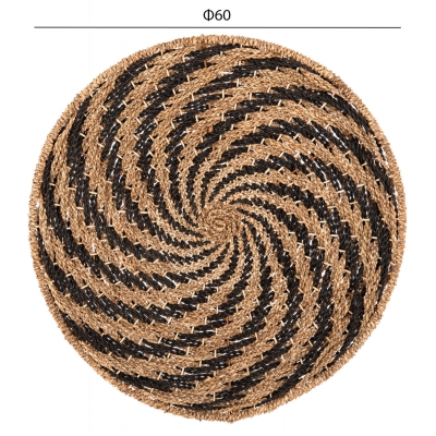 ΔΙΑΚΟΣΜΗΤΙΚΟ ΤΟΙΧΟΥ ΣΤΡΟΓΓΥΛΟ HM7830.02 ΣΠΙΡΑΛ ΟΨΗ-SEAGRASS ΣΕ ΜΑΥΡΟ-ΦΥΣΙΚΟ Φ61x3εκ. ΔΙΑΚΟΣΜΗΤΙΚΟ ΤΟΙΧΟΥ ΣΤΡΟΓΓΥΛΟ HM7830.02 ΣΠΙΡΑΛ ΟΨΗ-SEAGRASS ΣΕ ΜΑΥΡΟ-ΦΥΣΙΚΟ Φ61x3εκ.