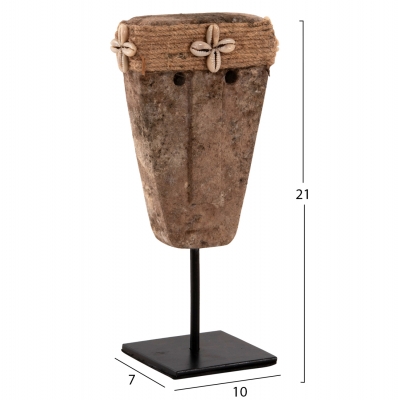 ΕΠΙΤΡΑΠΕΖΙΟ ΔΙΑΚΟΣΜΗΤΙΚΟ ΠΡΟΣΩΠΟ HM4315 PARAS STONE-ΜΕΤΑΛΛΙΚΟ ΜΑΥΡΟ STAND 10x7x21Υ εκ. ΕΠΙΤΡΑΠΕΖΙΟ ΔΙΑΚΟΣΜΗΤΙΚΟ ΠΡΟΣΩΠΟ HM4315 PARAS STONE-ΜΕΤΑΛΛΙΚΟ ΜΑΥΡΟ STAND 10x7x21Υ εκ.