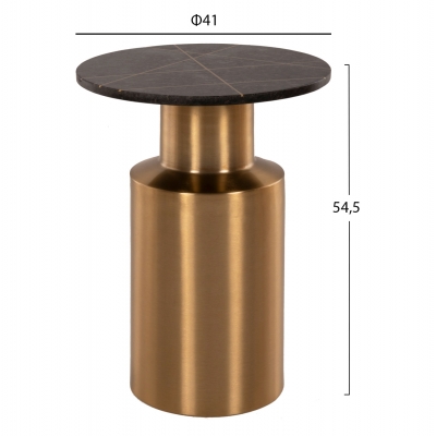 ΤΡΑΠΕΖΑΚΙ ΒΟΗΘΗΤΙΚΟ CLAYDEE HM9675 ΜΕΤΑΛΛΟ ΧΡΥΣΟ-ΜΑΥΡΟ ΜΑΡΜΑΡΟ ΤΟΠ Φ41x54,5Υεκ. ΤΡΑΠΕΖΑΚΙ ΒΟΗΘΗΤΙΚΟ CLAYDEE HM9675 ΜΕΤΑΛΛΟ ΧΡΥΣΟ-ΜΑΥΡΟ ΜΑΡΜΑΡΟ ΤΟΠ Φ41x54,5Υεκ.