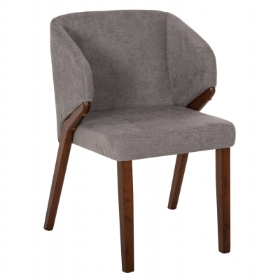 ΚΑΡΕΚΛΑ RADDER HM9749 RUBBERWOOD ΣΕ ΚΑΡΥΔΙ-ΓΚΡΙ ΥΦΑΣΜΑ 50x53x77Υεκ. ΚΑΡΕΚΛΑ RADDER HM9749 RUBBERWOOD ΣΕ ΚΑΡΥΔΙ-ΓΚΡΙ ΥΦΑΣΜΑ 50x53x77Υεκ.