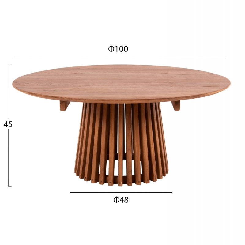 ΤΡΑΠΕΖΙ ΣΑΛΟΝΙΟΥ ΣΤΡΟΓΓΥΛΟ FRANTZ HM9523.11 ΜΑΣΙΦ MINDI ΞΥΛΟ-ΦΥΣΙΚΟ Φ100X45Υεκ. ΤΡΑΠΕΖΙ ΣΑΛΟΝΙΟΥ ΣΤΡΟΓΓΥΛΟ FRANTZ HM9523.11 ΜΑΣΙΦ MINDI ΞΥΛΟ-ΦΥΣΙΚΟ Φ100X45Υεκ.