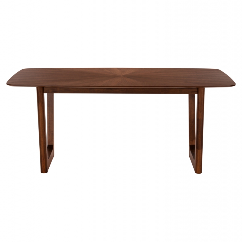 ΤΡΑΠΕΖΙ ΤΡΑΠΕΖΑΡΙΑΣ RINER ΟΡΘΟΓΩΝΙΟ HM9745 MDF ΜΕ ΚΑΠΛΑΜΑ ΚΑΡΥΔΙΑΣ 180x90x76εκ.