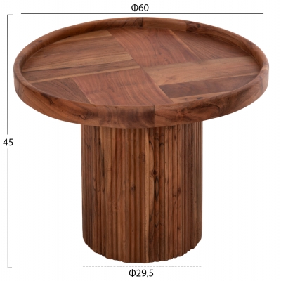 ΤΡΑΠΕΖΙ ΣΑΛΟΝΙΟΥ ΣΤΡΟΓΓΥΛΟ RAJJEH HM9693 ΜΑΣΙΦ ΑΚΑΚΙΑ ΦΥΣΙΚΟ ΧΡΩΜΑ Φ60x45Υεκ. ΤΡΑΠΕΖΙ ΣΑΛΟΝΙΟΥ ΣΤΡΟΓΓΥΛΟ RAJJEH HM9693 ΜΑΣΙΦ ΑΚΑΚΙΑ ΦΥΣΙΚΟ ΧΡΩΜΑ Φ60x45Υεκ.