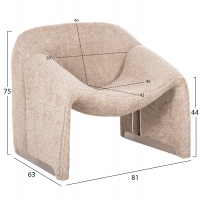 ΠΟΛΥΘΡΟΝΑ SPINER HM9599.08 ΜΠΕΖ ΜΠΟΥΚΛΕ ΥΦΑΣΜΑ 81x64x74Υεκ. ΠΟΛΥΘΡΟΝΑ SPINER HM9599.08 ΜΠΕΖ ΜΠΟΥΚΛΕ ΥΦΑΣΜΑ 81x64x74Υεκ.