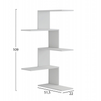 ΕΠΙΤΟΙΧΙΑ ΡΑΦΙΕΡΑ RORY HM8931.11 ΜΕΛΑΜΙΝΗ ΣΕ ΛΕΥΚΟ 22x51,5x109Υ εκ. ΕΠΙΤΟΙΧΙΑ ΡΑΦΙΕΡΑ RORY HM8931.11 ΜΕΛΑΜΙΝΗ ΣΕ ΛΕΥΚΟ 22x51,5x109Υ εκ.