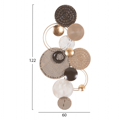 ΔΙΑΚΟΣΜΗΤΙΚΟ ΤΟΙΧΟΥ HM4215 ΜΕΤΑΛΛΟ ΣΕ ΓΗΙΝΑ ΧΡΩΜΑΤΑ 60x5x122 εκ. ΔΙΑΚΟΣΜΗΤΙΚΟ ΤΟΙΧΟΥ HM4215 ΜΕΤΑΛΛΟ ΣΕ ΓΗΙΝΑ ΧΡΩΜΑΤΑ 60x5x122 εκ.