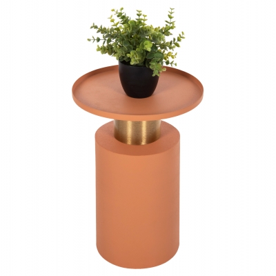 ΒΟΗΘΗΤΙΚΟ ΤΡΑΠΕΖΑΚΙ PUNJAB HM4240.08 ΜΕΤΑΛΛΟ ΣΕ ΠΟΡΤΟΚΑΛΙ-ΧΡΥΣΟΧΑΛΚΙΝΟ Φ30,5x42Υεκ.