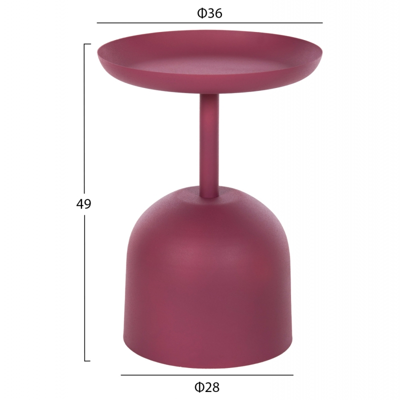 ΤΡΑΠΕΖΙ ΒΟΗΘΗΤΙΚΟ ΣΤΡΟΓΓΥΛΟ DELBEL HM4262.06 ΜΕΤΑΛΛΟ ΣΕ ΡΟΖ Φ36x49Υ εκ. ΤΡΑΠΕΖΙ ΒΟΗΘΗΤΙΚΟ ΣΤΡΟΓΓΥΛΟ DELBEL HM4262.06 ΜΕΤΑΛΛΟ ΣΕ ΡΟΖ Φ36x49Υ εκ.