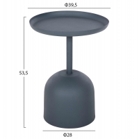 ΤΡΑΠΕΖΙ ΒΟΗΘΗΤΙΚΟ ΣΤΡΟΓΓΥΛΟ DELBEL HM4261.05 ΜΕΤΑΛΛΟ ΜΠΛΕ ΣΚΟΥΡΟ Φ39,5x53,5Υ εκ. ΤΡΑΠΕΖΙ ΒΟΗΘΗΤΙΚΟ ΣΤΡΟΓΓΥΛΟ DELBEL HM4261.05 ΜΕΤΑΛΛΟ ΜΠΛΕ ΣΚΟΥΡΟ Φ39,5x53,5Υ εκ.