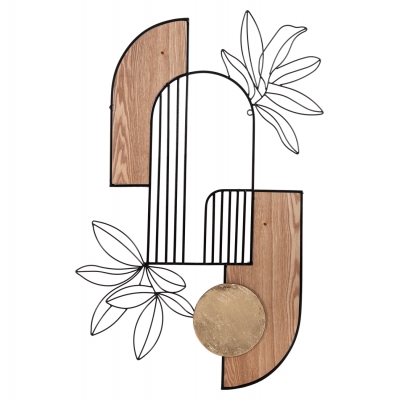 ΔΙΑΚΟΣΜΗΤΙΚΟ ΤΟΙΧΟΥ HM4218 ΞΥΛΟ ΣΕ ΦΥΣΙΚΟ-ΜΑΥΡΟ ΜΕΤΑΛΛΟ 66x100Υ εκ. ΔΙΑΚΟΣΜΗΤΙΚΟ ΤΟΙΧΟΥ HM4218 ΞΥΛΟ ΣΕ ΦΥΣΙΚΟ-ΜΑΥΡΟ ΜΕΤΑΛΛΟ 66x100Υ εκ.