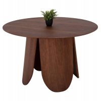 ΤΡΑΠΕΖΙ ΣΤΡΟΓΓΥΛΟ DENTY HM9612.02 MDF ΜΕ ΚΑΠΛΑΜΑ ΔΡΥΟΣ-ΧΡΩΜΑ ΚΑΡΥΔΙ Φ120x75Υεκ. ΤΡΑΠΕΖΙ ΣΤΡΟΓΓΥΛΟ DENTY HM9612.02 MDF ΜΕ ΚΑΠΛΑΜΑ ΔΡΥΟΣ-ΧΡΩΜΑ ΚΑΡΥΔΙ Φ120x75Υεκ.
