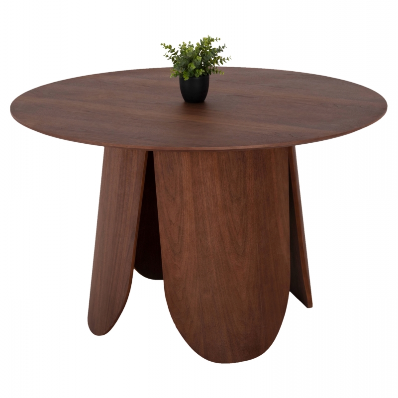 ΤΡΑΠΕΖΙ ΣΤΡΟΓΓΥΛΟ DENTY HM9612.02 MDF ΜΕ ΚΑΠΛΑΜΑ ΔΡΥΟΣ-ΧΡΩΜΑ ΚΑΡΥΔΙ Φ120x75Υεκ. ΤΡΑΠΕΖΙ ΣΤΡΟΓΓΥΛΟ DENTY HM9612.02 MDF ΜΕ ΚΑΠΛΑΜΑ ΔΡΥΟΣ-ΧΡΩΜΑ ΚΑΡΥΔΙ Φ120x75Υεκ.