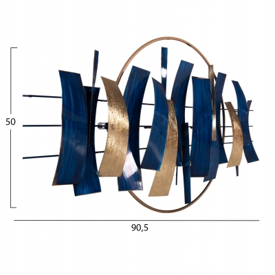 ΔΙΑΚΟΣΜΗΤΙΚΟ ΤΟΙΧΟΥ HM4205 ΜΕΤΑΛΛΟ ΣΕ ΜΠΛΕ-ΧΡΥΣΟ 90,5x50Υεκ. ΔΙΑΚΟΣΜΗΤΙΚΟ ΤΟΙΧΟΥ HM4205 ΜΕΤΑΛΛΟ ΣΕ ΜΠΛΕ-ΧΡΥΣΟ 90,5x50Υεκ.