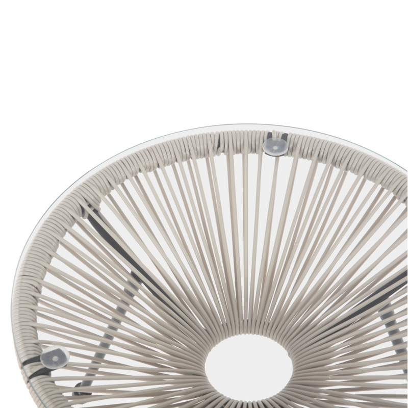 ΤΡΑΠΕΖΙ ΒΟΗΘΗΤΙΚΟ ALLEGRA HM5874.03 ΜΕΤΑΛΛΟ ΜΑΥΡΟ-ΣΥΝΘ. RATTAN ΜΠΕΖ Φ47x45Yεκ. ΤΡΑΠΕΖΙ ΒΟΗΘΗΤΙΚΟ ALLEGRA HM5874.03 ΜΕΤΑΛΛΟ ΜΑΥΡΟ-ΣΥΝΘ. RATTAN ΜΠΕΖ Φ47x45Yεκ.