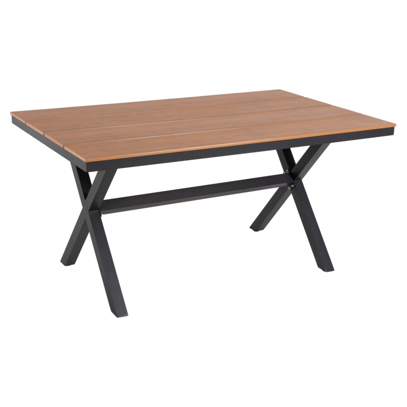 ΤΡΑΠΕΖΙ ΑΛΟΥΜΙΝΙΟΥ ΟΡΘΟΓΩΝΙΟ TAWNEE HM6037.01 ΑΝΘΡΑΚΙ-POLYWOOD ΦΥΣΙΚΟ 150x89,5x73Υ ΤΡΑΠΕΖΙ ΑΛΟΥΜΙΝΙΟΥ ΟΡΘΟΓΩΝΙΟ TAWNEE HM6037.01 ΑΝΘΡΑΚΙ-POLYWOOD ΦΥΣΙΚΟ 150x89,5x73Υ